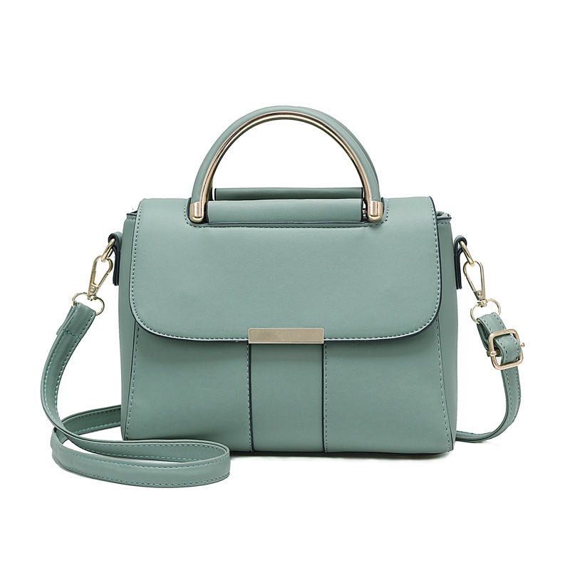 green crossbody handbag for women, elegant small shoulder bag for daily use