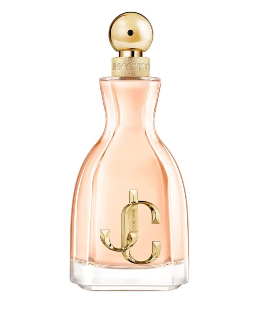 Jimmy Choo I Want Choo eau de parfum women's fragrance bottle floral gourmand woody scent